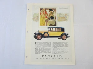 1927 1928 ? Packard Sedan Original Dealer Only Ad Proof - Vintage Advertising - Picture 1 of 5