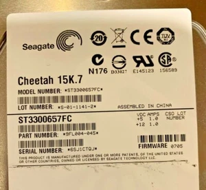 Oracle Sun 390-0462 Seagate ST3300657FC 300 GB - 15000 RPM - disco FC-AL - Imagen 1 de 4