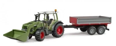 BRUDER - FENDT Vario 211 con caricatore e rimorchio - 1/16 - BRU2182 - Immagine 1 di 4