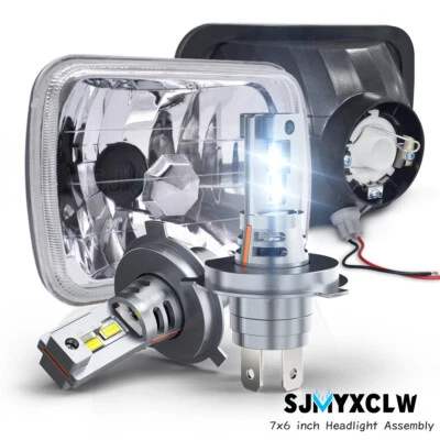 Para 1984 1985 1986 1995 Isuzu Pickup 2PÇS 7x6" Faróis de LED Hi/Lo Beam DOT - Imagem 1 de 4