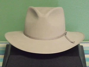 STETSON 5X FUR FELT DUNE PINCH FRONT COWBOY WESTERN HAT - Picture 1 of 5