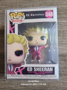 Funko Pop! Vinyl: Rocks Ed Sheeran #348 W/ Protector - Picture 1 of 5