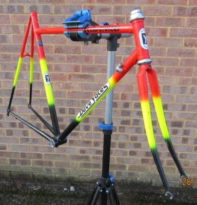 62cm Dave Yates 'Funny Bike' Frame & Fork - Image 1 of 4