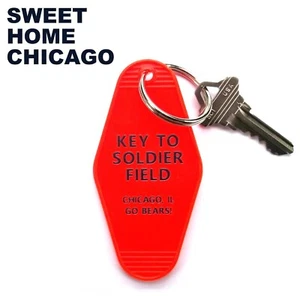 "KEY TO SOLDIER FIELD" Chicago Bears KEY TAG football Walter Payton Super Bowl - Picture 1 of 1