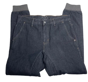 Brooklyn Calling NYC Herren Jeans Jogger blau Größe 30 Baumwollmischung Denim dunkel gewaschen - Bild 1 von 9