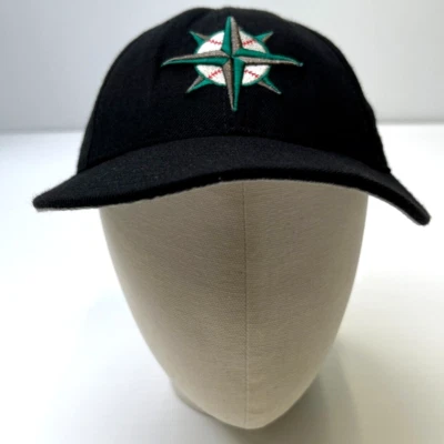 Vintage Seattle Mariners Hat Men 7 1/2 Wool Low Profile Cap Retro USA Core Go - Image 1 of 4