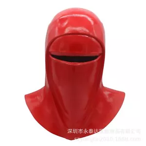 Cosplay Star Wars Emperors Royal Guard Mask Halloween Full Head Helmet Latex Red - Picture 1 of 4