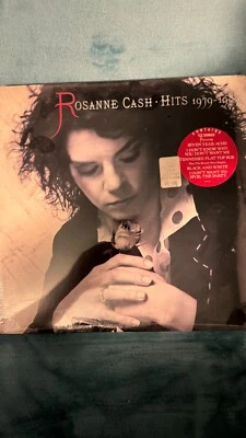 ROSANNE CASH Hits 1979-1989 RARE '89 Columbia LP w signed flyer hype stkr BEAUTY