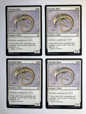4x MTG Time Spiral Remastered Watcher SLIVER NM/M Magic the Gathering