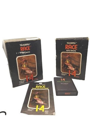 Atari 2600 Sears Tele-Games RACE Complete w/ Box, Booklet, 2 Controllers - Image 1 of 4