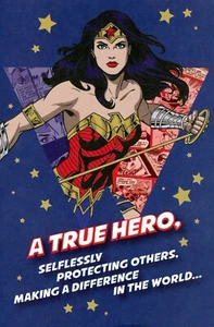 Wonder Woman MOTHER'S DAY Card, A True Hero Comic Super by American Greetings +✉ - Picture 1 of 5