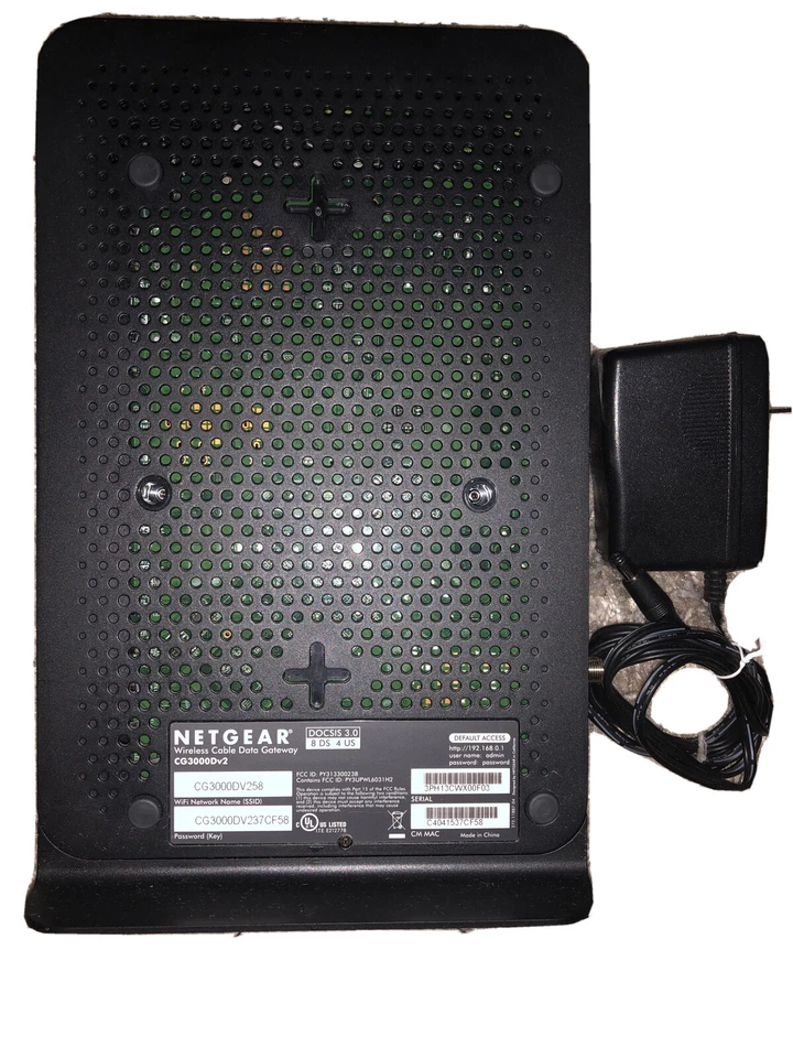 Netgear N450 CG3000D v2 Docsis 3.0 Cable Modem&Wireless-N Router - Image 1 of 1