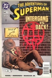 ADVENTURES OF SUPERMAN #544 Mar March 97 1997 Intergang Is Back! DC comic - Picture 1 of 6