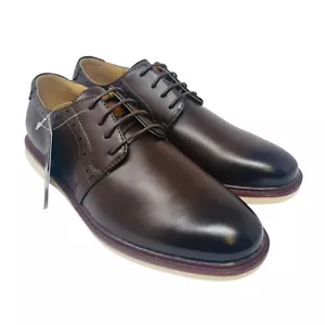 Nuevos zapatos de moda Aston Marc para hombre punta redonda talla 8M marrón - Imagen 1 de 9