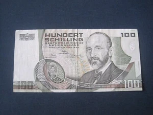 Austria 100 Schilling 1984 Banknote - Picture 1 of 2