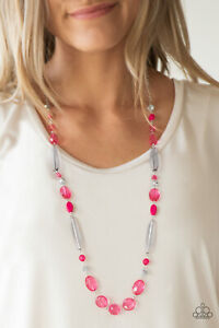 Quite Quintessence Pink Necklace Paparazzi New