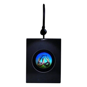 3D Mobius Loop Color Tuned Hologram Picture LIGHTED DESK STAND, Embossed Type - Picture 1 of 7