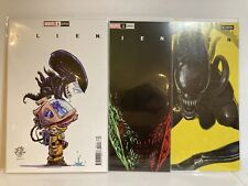 Alien #1 & #2 Variants Marvel Young Gleason Hans