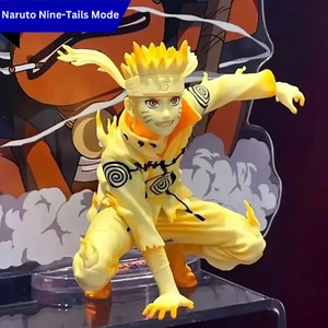 10cm Naruto Nine-Tails Chakra Mode Action Figure - Shippuden Collectible Gift - Picture 1 of 12