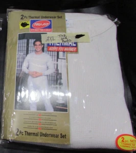 New 2006 Men's 2X-Large 2 pc Thermal Underwear Set Long Johns Sleeve Shirt - Picture 1 of 2