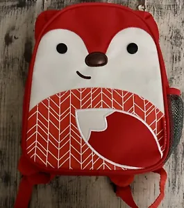 Skip Hop Zoo Little Kids Fox Backpack Red Cream - Picture 1 of 5