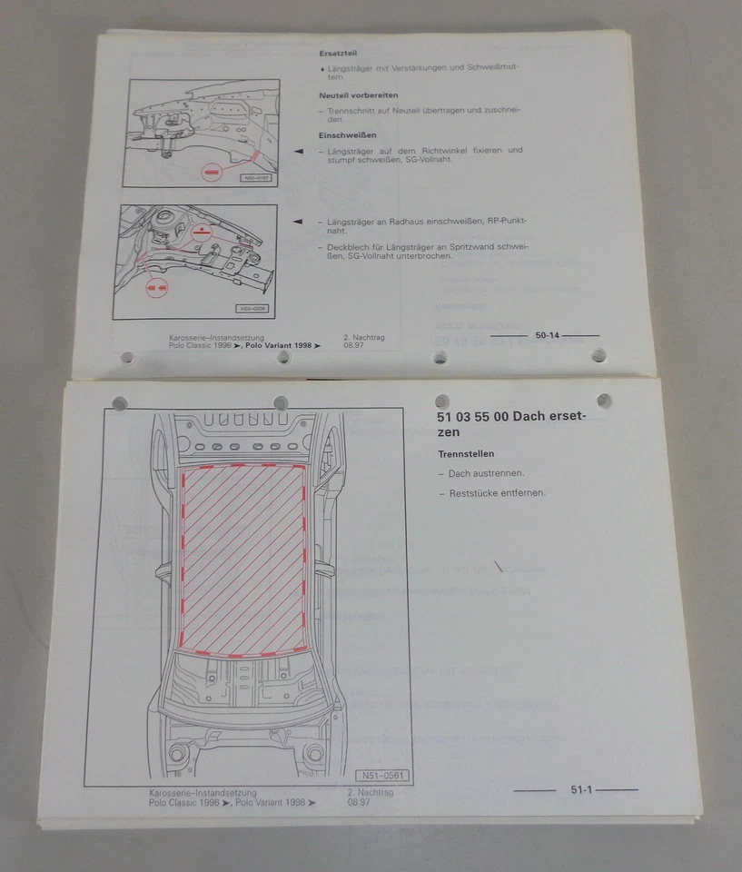 Manual De Taller VW Polo Classic Desde 1996 / Polo Variant Desde 1998 Carrocería - Imagen 1 de 1