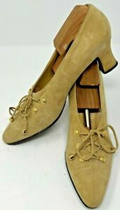 Chantal Leather Shoes Made In Italy Size 7.5-8 M Read!