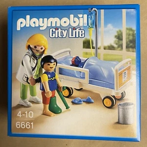 PLAYMOBIL 6661 Ärztin am Kinderkrankenbett Neu & OVP - Bild 1 von 3