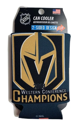 Las Vegas Golden Knights Western Conference Champions Can Coozie NIP Cover
