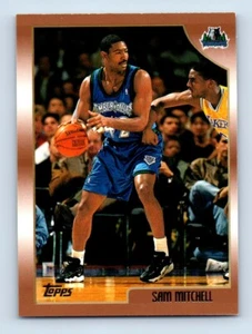 1998-99 Topps Sam Mitchell Minnesota Timberwolves #184 - Picture 1 of 2