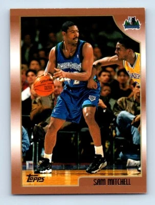 1998-99 Topps Sam Mitchell Minnesota Timberwolves #184 - Image 1 of 2