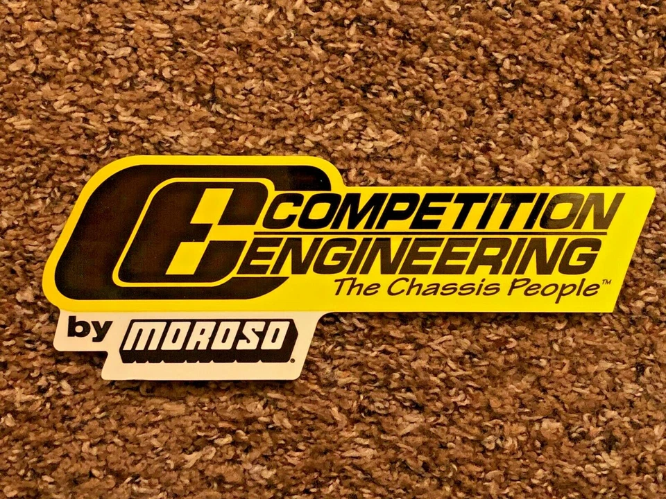 COMPETITION ENGINEERING, Race Car Sticker, Factory Original, Dealer Sticker Foto 1 de 1