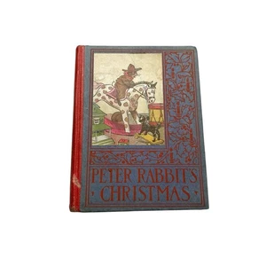 Antique 1917 Peter Rabbit's Christmas Book Duff Graham Hardcover - Picture 1 of 9