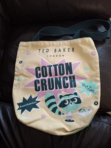 Ted Baker London, canvas tote bag, meet the bakers - Picture 1 of 4