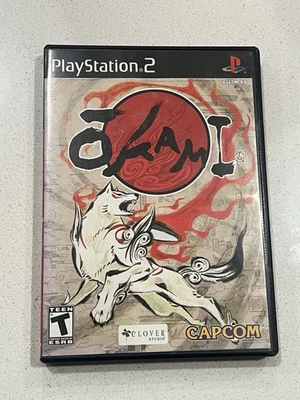 Okami PS2 (Sony PlayStation 2, 2006) Black Label, No Manual - image 1 of 4