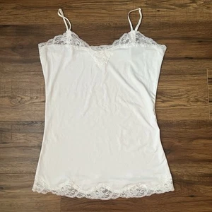 Vintage Y2K White Sleeveless Top Lace Whimsigoth Fairy Paris Hilton McBling S - Picture 1 of 6