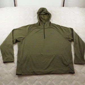 REI Pull Over Sudadera con Capucha Para Hombres 3XL Verde Sólido Exterior Informal Senderismo Comodidad - Imagen 1 de 11
