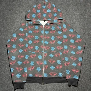 Vintage Billionaire Boys Club Hoodie Large Diamond & Dollars Made In Japan BBC - Bild 1 von 10