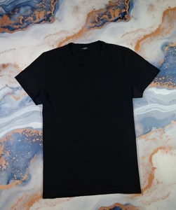 Camiseta Balmain negra para hombre con logotipos en la manga - talla L - Imagen 1 de 6
