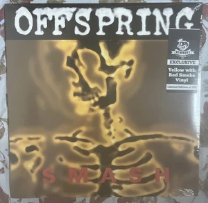 THE OFFSPRING SMASH NEWBURY COMICS YELLOW W/ RED SMOKE VINYL NEW LIMITED TO 500 - Imagen 1 de 7