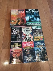 Lot of 8 Alternative History Novels, by Harry Turtledove FREE Shipping!/J - Foto 1 di 2