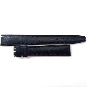 VINTAGE NOS 1970'S AUDEMARS PIGUET 16X14 MM BLACK LEATHER BAND STRAP      #7697 - Picture 1 of 3