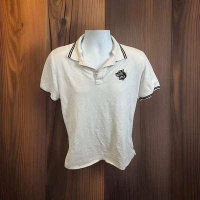 Just Cavalli Men’s Polo T-Shirt Black Tiger Logotype, Size L - Image 1 of 4