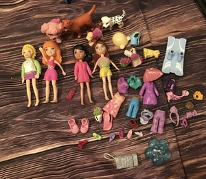 Polly Pocket Bundle Dolls & Accessories -preowned - Picture 1 of 1