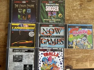 Commodore Amiga CD32 Spiele Konvolut - 7x Titel - Guter Zustand - Bild 1 von 3