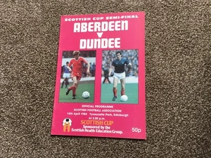 ABERDEEN V DUNDEE SCOTTISH CUP SEMI FINAL 1984 - Picture 1 of 2