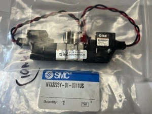 SMC NVJ3223Y Elettrovalvola doppia 4 vie 24 VDC, AMAT 0090-20044, NOS - Foto 1 di 3