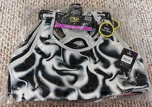 NEW GIRL'S SIZE XXL ATHLETIC WORKS 2 PACK SPORTS BRAS BAND - Picture 1 of 2