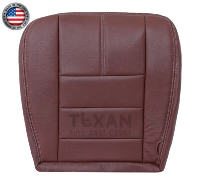 2008 to 2010 Ford F250 Super Duty King Ranch Passenger Bottom Leather Seat Cover - Image 1 of 4