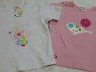 2 Nwt and EUC ZUTANO Girls 12-24 Months Quality Cotton Birds and Fireworks Shirt